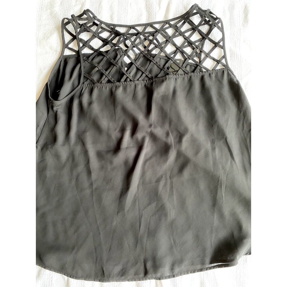 TORRID women's lattice tank top 2XL black
